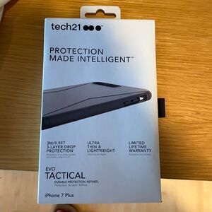 Tech 21 black protection case in black IPhone 7 Plus NWT